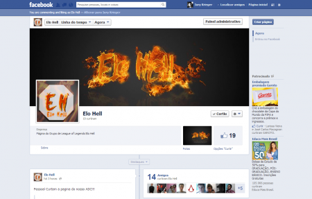 Curta a página da ELO HELL no Facebook!